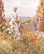 Childe Hassam, Celia Thaxter in Her Garden,